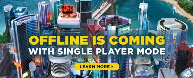 SimCity en mode hors-ligne